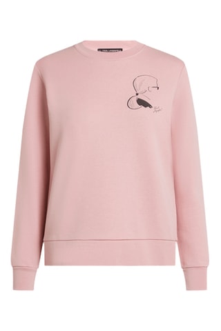 Sweat en coton biologique - Rose