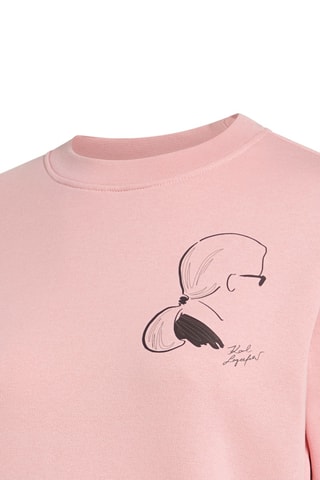 Sweat en coton biologique - Rose