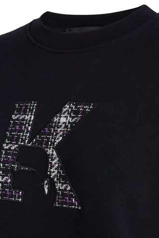 Sweat en coton biologique - Noir