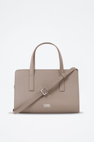 Sac à main en cuir - Gris