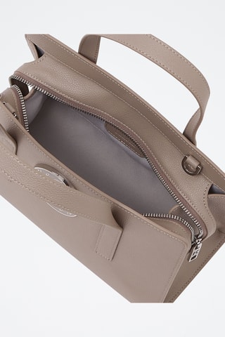 Sac à main en cuir - Gris