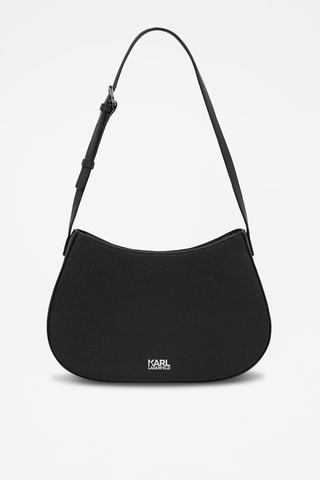 Sac porté épaule en cuir - Noir