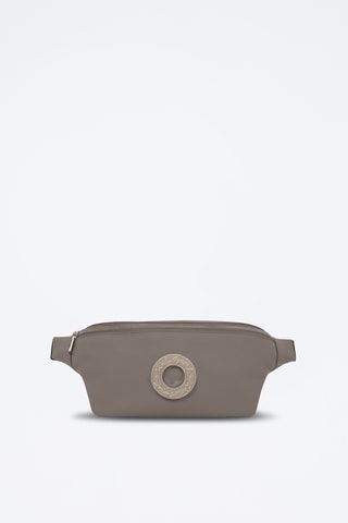 Sac banane en cuir - Gris clair