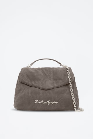 Sac à main  en nubuck - Taupe