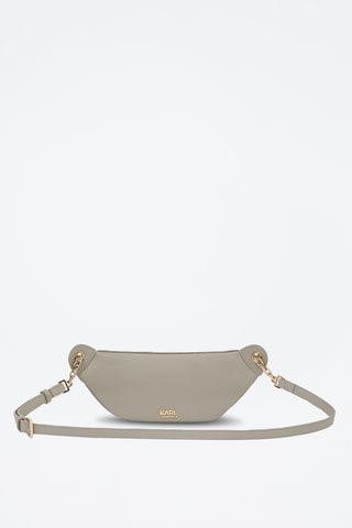 Sac banane en cuir - Gris clair