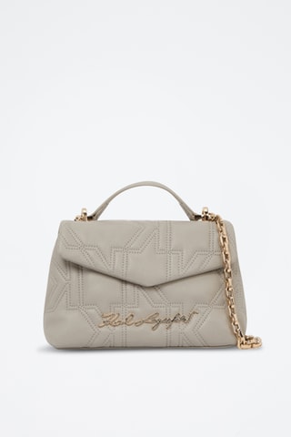 Sac à main  en cuir - Taupe