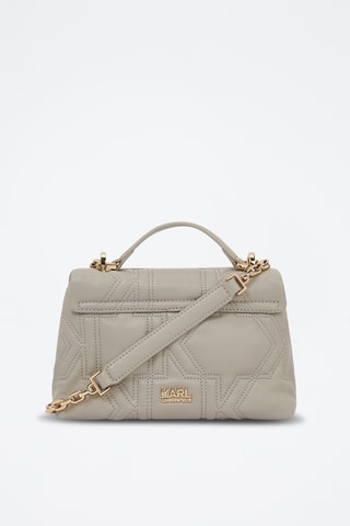 Sac à main  en cuir - Taupe