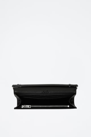 Sac bandoulière en cuir - Noir