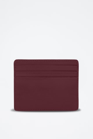 Porte-cartes en cuir - Bordeaux