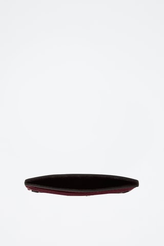 Porte-cartes en cuir - Bordeaux