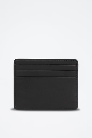 Porte-cartes en cuir - Noir