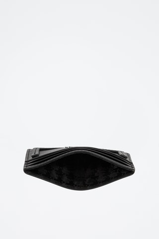 Porte-cartes en cuir - Noir