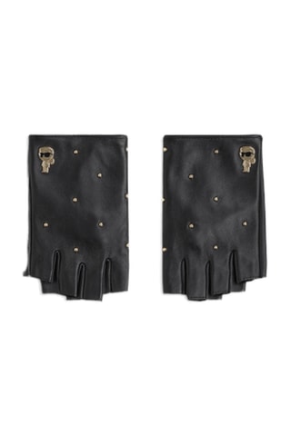 Mitaines en cuir de chèvre - Noir