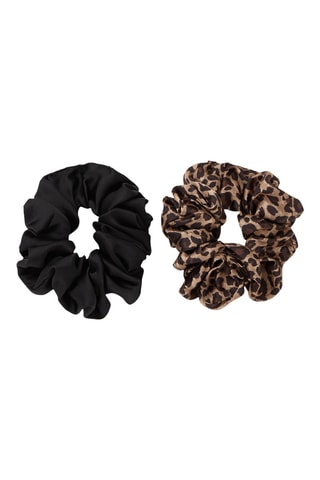 2 chouchous - Noir et marron foncé