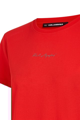T-shirt en coton biologique - Rouge