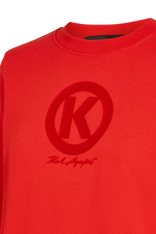 Sweat en coton biologique - Rouge