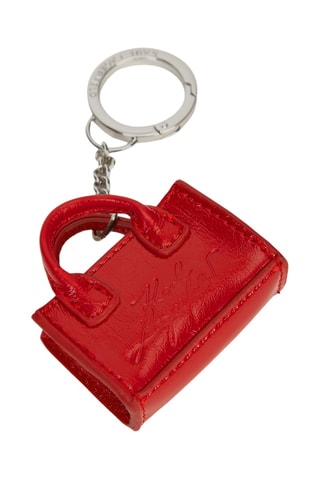 Porte-clés - Rouge et argenté