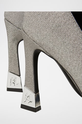 Escarpins en cuir - Argenté