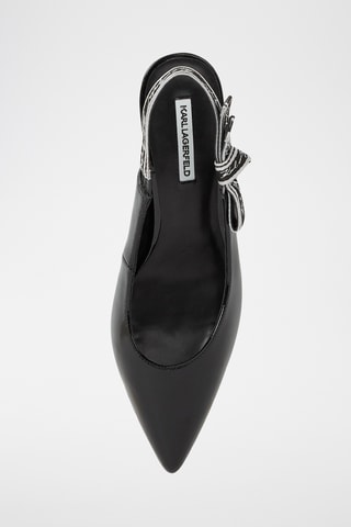 Escarpins en cuir - Noir et blanc