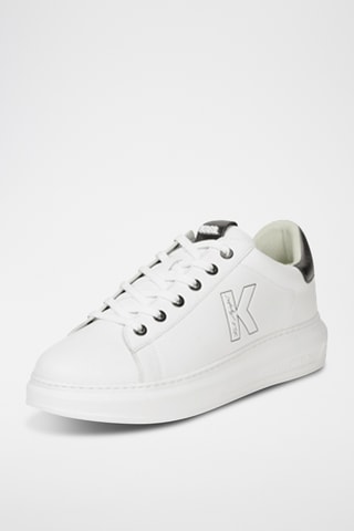 Baskets plateformes en cuir - Blanc