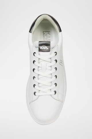 Baskets plateformes en cuir - Blanc