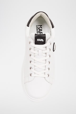 Baskets en cuir - Blanc et noir