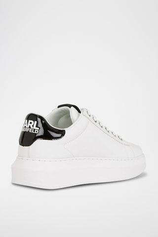 Baskets en cuir - Blanc et noir