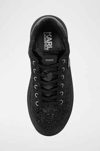 Baskets plateformes en cuir - Noir