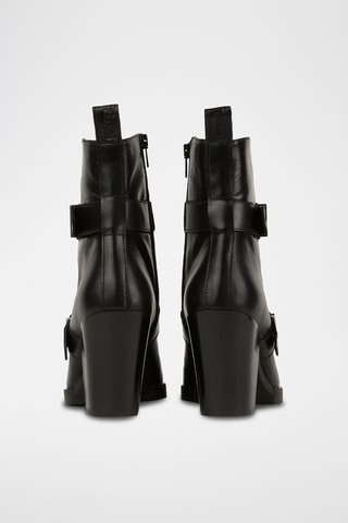 Bottines en cuir - Noir