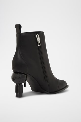 Bottines en cuir - Noir