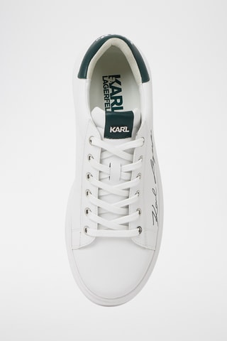 Baskets plateformes en cuir - Blanc