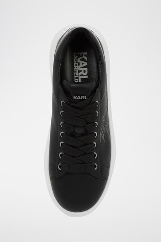 Baskets plateformes en cuir - Noir