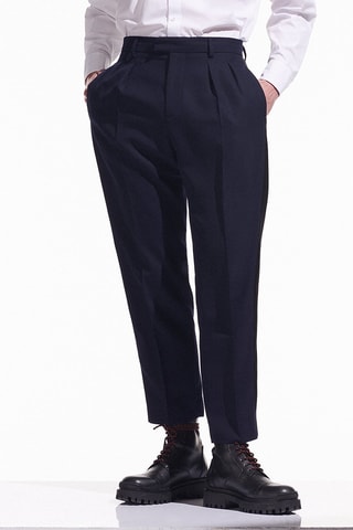 Pantalon droit - Bleu marine