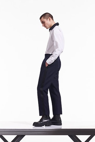Pantalon droit - Bleu marine