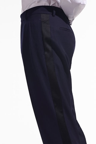 Pantalon droit - Bleu marine