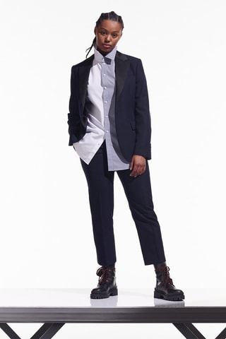 Veste en laine - Bleu marine