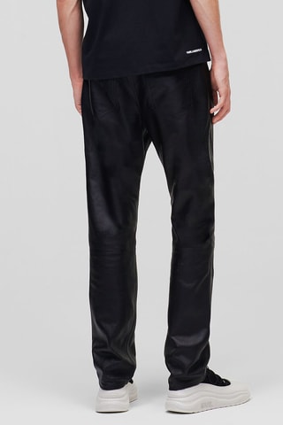 Pantalon en cuir - Noir