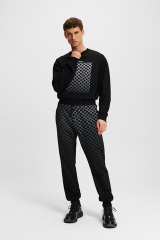 Jogging en coton bio - Noir