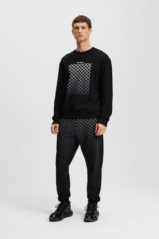 Jogging en coton bio - Noir