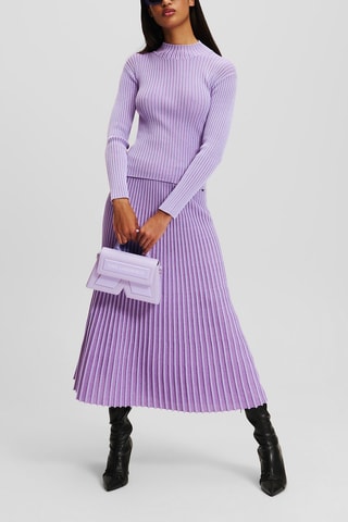 Top en maille - Violet