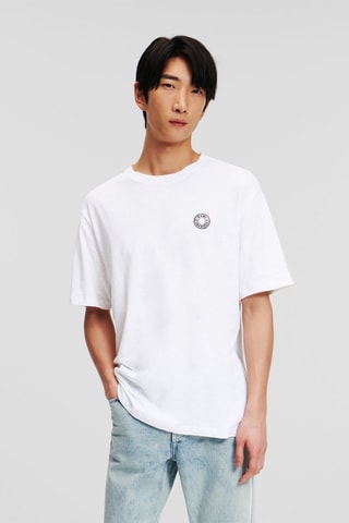 T-shirt en lin mélangé - Blanc