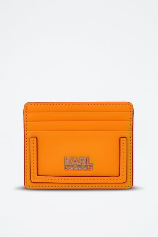 Porte-cartes en cuir - Orange