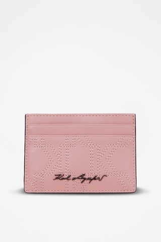 Porte-cartes en cuir - Rose