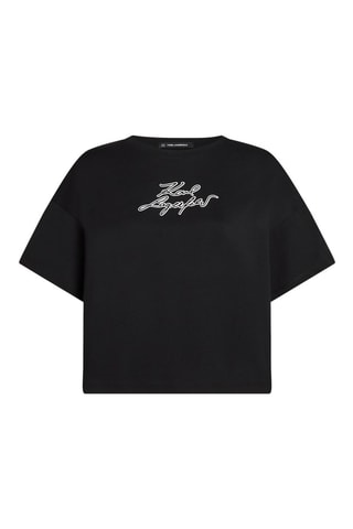 T-shirt en coton bio - Noir