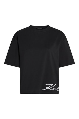 T-shirt en coton bio - Noir