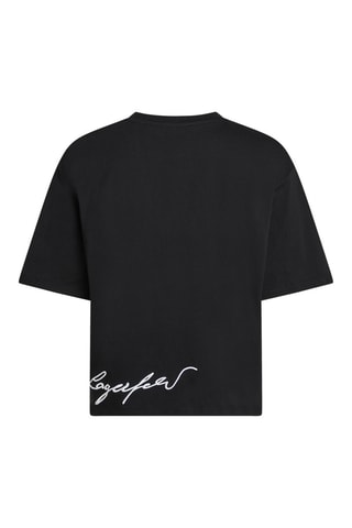 T-shirt en coton bio - Noir