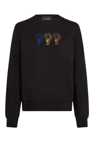 Sweat en coton bio - Noir