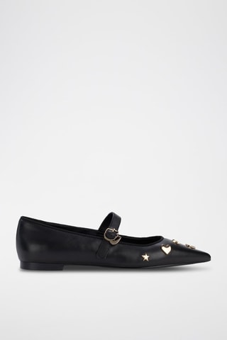 Babies en cuir - Noir