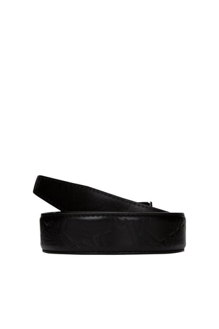 Ceinture en cuir - Noir