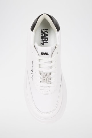 Baskets plateformes en cuir - Blanc